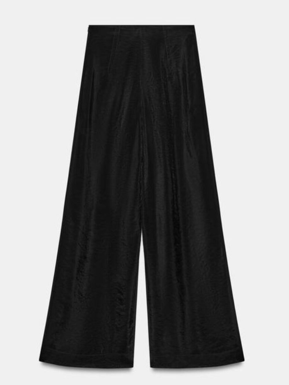 ZARA SEMI-SHEER WIDE LEG PANTS - Picture 6 of 8